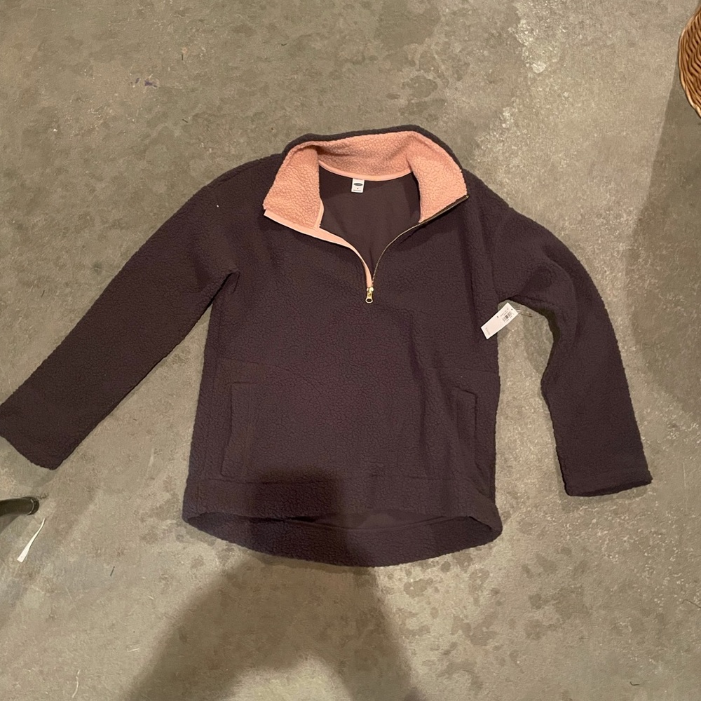 Old Navy Grey Sherpa
